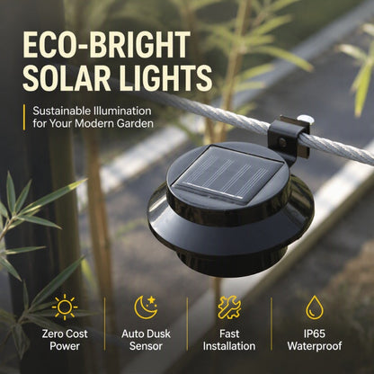 ☀️LIMITED-TIME 50% OFF! 💡 Light Up Gutters, Fences & Garden Walls — Solar-Powered Outdoor LEDs With No Mains Wiring Needed 🏡✨