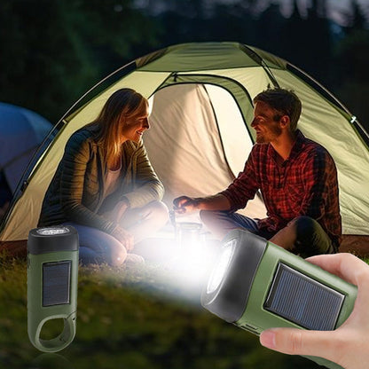 🎁New Arrivals 50% OFF💥Outdoor Emergency Lamp (Hand Crank + Solar + USB Charging)