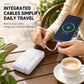 📱LIMITED-TIME 50% OFF! 🚀Magnetic Wireless Fast Charging Power Bank with Built-in Cable and Stand Portable