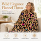 ⏳🔥LIMITED-TIME 50% OFF! ⏰Ultra-Soft Leopard Print Throw Blanket🐆