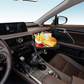 🚗 LIMITED-TIME 50% OFF! ⏰Car Cup Holder Tray: 360° Swivel, Extendable Surface, Phone Slot, Tool-Free Install