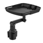 🚗 LIMITED-TIME 50% OFF! ⏰Car Cup Holder Tray: 360° Swivel, Extendable Surface, Phone Slot, Tool-Free Install