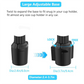 🚗 LIMITED-TIME 50% OFF! ⏰Car Cup Holder Tray: 360° Swivel, Extendable Surface, Phone Slot, Tool-Free Install