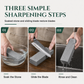 🎁New Arrivals 50% OFF💥Natural Green Slurry Whetstone 3000 Grit Single Sided Kitchen Knife Sharpening Stone