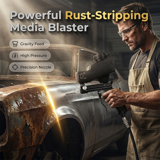 ⏳🔥LIMITED-TIME 50% OFF! ⏰Handheld Pneumatic Sandblasting Gun
