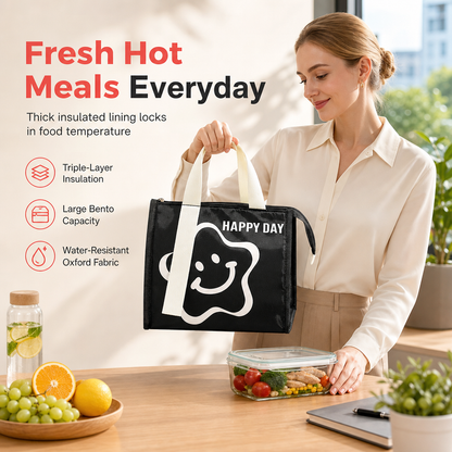 🍱 2026 HOT SALE🥳💞50K+ SOLD!✨Insulated Thickened Lunch Bag – Keep Meals Fresh & Ready ✨