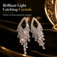 💎BUY 1 GET 1 FREE🎀 Rhombus Zirconia Drop Earrings – S925 posts & crystal fringe ✨