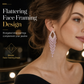 💎BUY 1 GET 1 FREE🎀 Rhombus Zirconia Drop Earrings – S925 posts & crystal fringe ✨