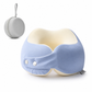 ⏳🔥LIMITED-TIME 58% OFF! ⏰Memory Foam U-Shaped Travel Neck Pillow with Ice Silk Cover and Magnetic Buckle for Portable Neck Support