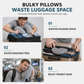 🎁New Arrivals 50% OFF💥Fillable Travel Neck Pillow Clothes Storage Bag Portable Stuffable Airplane Travel Pillow 18x78cm