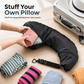 🎁New Arrivals 50% OFF💥Fillable Travel Neck Pillow Clothes Storage Bag Portable Stuffable Airplane Travel Pillow 18x78cm