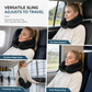 🎁New Arrivals 50% OFF💥Fillable Travel Neck Pillow Clothes Storage Bag Portable Stuffable Airplane Travel Pillow 18x78cm