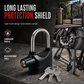 📢📢50% OFF !!!⏰70mm Aluminum Alloy Anti Theft Alarm Padlock Security Gate Lock for Warehouse Motorcycle and Bicycle with Batteries