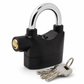 📢📢50% OFF !!!⏰70mm Aluminum Alloy Anti Theft Alarm Padlock Security Gate Lock for Warehouse Motorcycle and Bicycle with Batteries