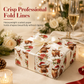 🎄LIMITED-TIME 50% OFF! ⏰Christmas Highland Cow and Floral Gift Wrapping Paper Roll 43x500cm Holiday Present Wrap