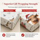 🎄LIMITED-TIME 50% OFF! ⏰Christmas Highland Cow and Floral Gift Wrapping Paper Roll 43x500cm Holiday Present Wrap