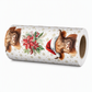 🎄LIMITED-TIME 50% OFF! ⏰Christmas Highland Cow and Floral Gift Wrapping Paper Roll 43x500cm Holiday Present Wrap