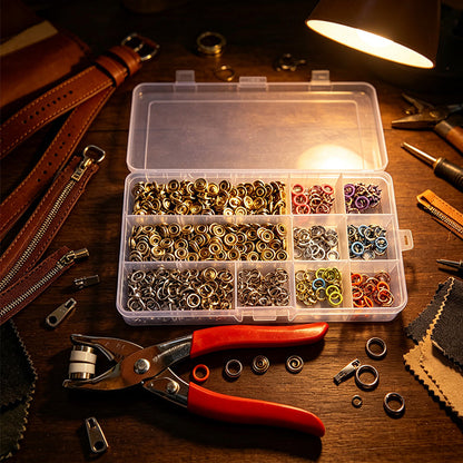 ⏳🔥LIMITED-TIME 50% OFF! ⏰9.5mm Brass Prong Snap Buttons Set with Fastener Pliers