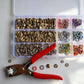 ⏳🔥LIMITED-TIME 50% OFF! ⏰9.5mm Brass Prong Snap Buttons Set with Fastener Pliers