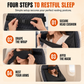 🎄LIMITED-TIME 50% OFF! ⏰Integrated Memory Foam Travel Pillow and 3D Blackout Sleep Eye Mask Set for Travel Neck Support