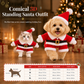 🎄LIMITED-TIME 50% OFF! ✨ Christmas Pet Costume for Dogs & Cats – Hilarious 3D Standing Santa Suit with Integrated Stuffed Hands, Plush Warmth Premium Stitching & Thick Velvet Trim – Lightweight Holiday Outfit for Cats & Dogs 🐾