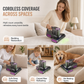 ⏳🔥LIMITED-TIME 63% OFF! ⏰Cordless Mattress Handheld Mite Remover with High Suction Green Light Dust Detection and Dual Cup Design for Bedding and Pet Hair
