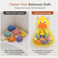 🎉BUY 1 GET 1 FREE🎁Cartoon Animal Bath Toy Organizer Mesh Storage Bag with Suction Cups for Kids Bathroom