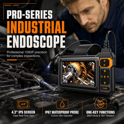 📢📢57% OFF !! ⏰HD Inspection Endoscope – See Inside Pipes, Engines & Tight Spaces Clearly, A Handy Tool for DIY Checks & Repairs 🔍
