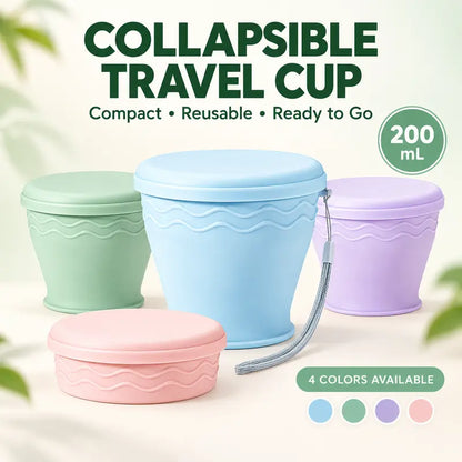 🥤 LIMITED-TIME 55% OFF ✨ Collapsible Travel Cup — Compact, Ultralight & Easy to Carry 🎒