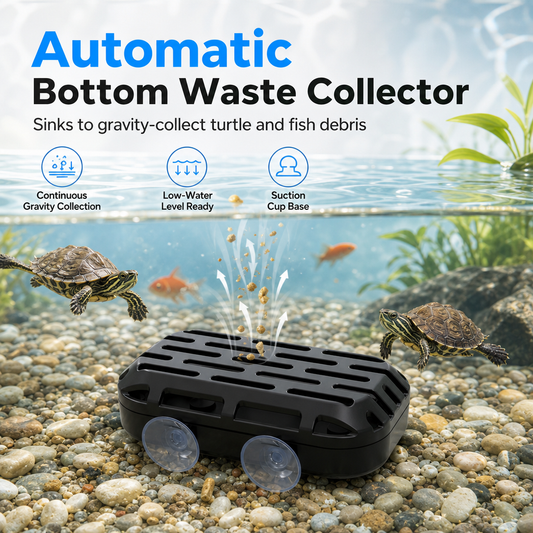 🐢BUY 1 GET 1 FREE🎁 Turtle Tank Poop Collector & Aquarium Waste Cleaner – Keep Tanks Tidier with Less Mess 💧