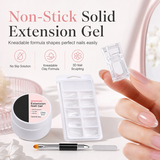 🌸New Arrivals 50% OFF🌸Non-Sticky Solid Builder Gel for Nail Extension