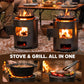 🥳2026 HOT SALE🔥 52% OFF! 🍳Portable Multi-Functional Stove – efficient combustion, cook & heat, durable metal, easy carry. Perfect for camping & patio! 🏕️💪