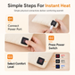 🎄LIMITED-TIME 50% OFF! ⏰Portable Rechargeable Graphene Hand Warmer | Waterless Explosion Proof Plush Handheld Heating Bag♨️💦