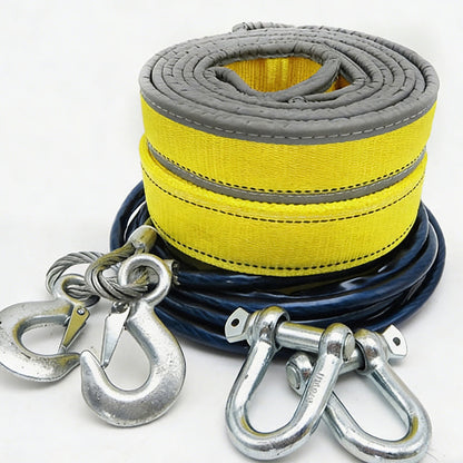⏳🔥LIMITED-TIME 50% OFF! 🔧  8-Ton Tow Rope with U-Shackle Hooks – Heavy-Duty, Reflective & 4 Metres Long, Be Ready for Roadside Recovery 🚗