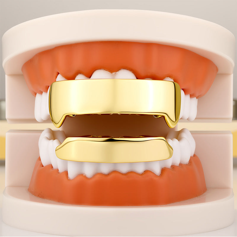 Gold Smooth Iron Man Grillz