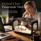 🐠 38% OFF! ✨ Transparent Panoramic Desktop Fish Tank – Crystal-Clear AS Material, Dual-Function Top Lid & Impact-Resistant Build – Modern Living Decor for Desk & Home 🏠