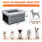 🐶50% OFF! 🚗 Secure Travel Pet Bed – Heavy-duty metal frame, waterproof Oxford fabric, safety leash – protects your dog & seats. 🛡️