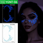 📢 BUY 1 GET 1 FREE✨ Halloween Luminous Face Tattoo Stickers – Glow In Dark, Waterproof, Easy Apply 🎃
