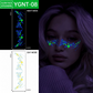 📢 BUY 1 GET 1 FREE✨ Halloween Luminous Face Tattoo Stickers – Glow In Dark, Waterproof, Easy Apply 🎃