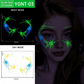 📢 BUY 1 GET 1 FREE✨ Halloween Luminous Face Tattoo Stickers – Glow In Dark, Waterproof, Easy Apply 🎃