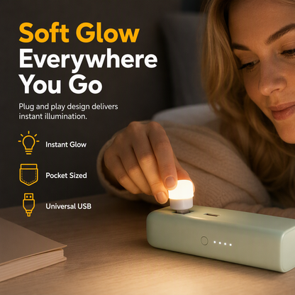 🥳2026 HOT SALE🥳💞50K+ SOLD!✨ 💝Mini Portable USB LED Night Light
