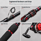 🎣LIMITED-TIME 50% OFF! 🌊4-Piece Fiberglass Sea Fishing Rod Long Distance Casting Lure Rod