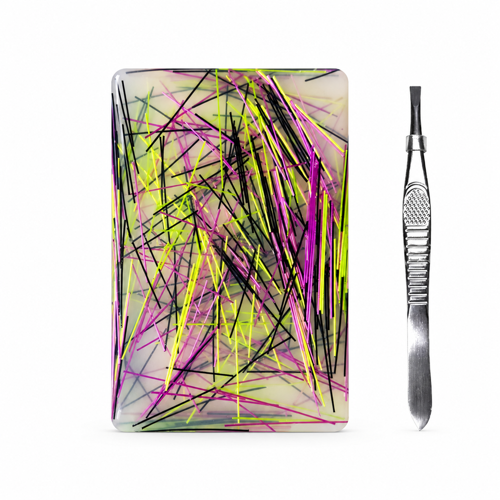 Black-green-purple