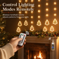 🎄LIMITED-TIME 50% OFF! ⏰Christmas Curtain Lights – Remote Control & 8 Lighting Modes for Cozy Holiday Windows ✨🎁