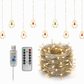 🎄LIMITED-TIME 50% OFF! ⏰Christmas Curtain Lights – Remote Control & 8 Lighting Modes for Cozy Holiday Windows ✨🎁