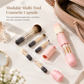 🎁2026 New Arrivals 50% OFF💥🖌️Portable Retractable Makeup Brush Set Multifunctional Travel Cosmetic Tool with Powder Blush and Silicone Lip Brush