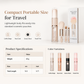 🎁2026 New Arrivals 50% OFF💥🖌️Portable Retractable Makeup Brush Set Multifunctional Travel Cosmetic Tool with Powder Blush and Silicone Lip Brush
