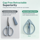 🎁New Arrivals 50% OFF💥Portable Retractable Safety Scissors for Kids and Adults Multi-Purpose Handheld Scissors for DIY Paper Cutting and Package Opening