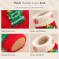 🎄LIMITED-TIME 55% OFF! ⏰Christmas Knitted Chair Leg Covers with Felt Pads Non Slip Thickened Table Feet Socks Floor Protectors 4-Piece Set