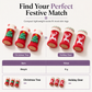 🎄LIMITED-TIME 55% OFF! ⏰Christmas Knitted Chair Leg Covers with Felt Pads Non Slip Thickened Table Feet Socks Floor Protectors 4-Piece Set